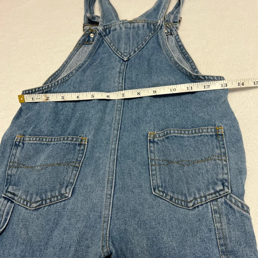 Vintage Sesame Street Overalls Kids 5T Blue Denim Muppets Big Bird Elmo Cookie